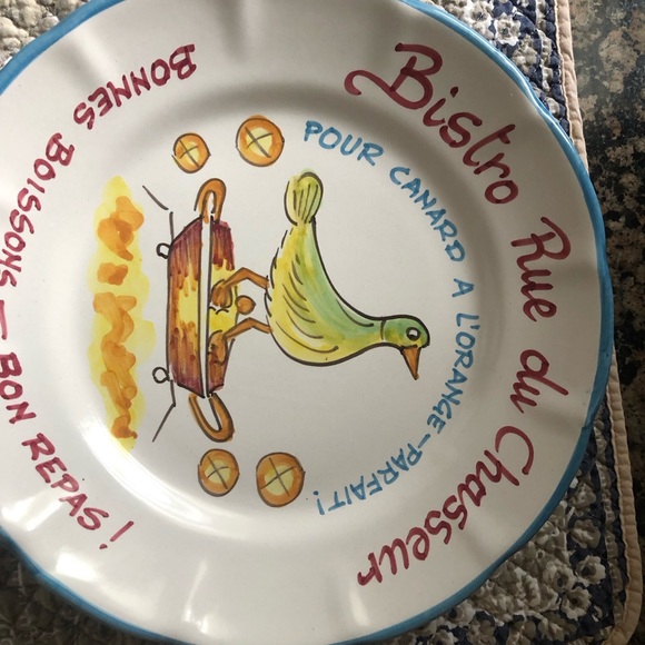 Vietri Solimene Bistro du Chasseur Italian Plate - Picture 8 of 8